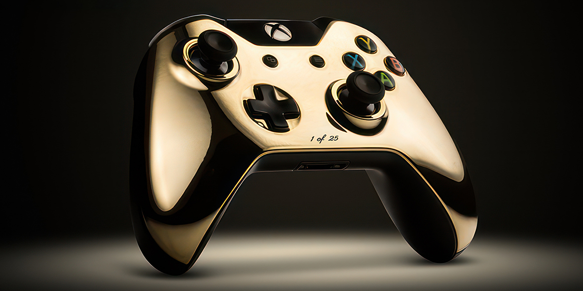 Check Out Colorwares 24k Gold Controllers Chulo Magazine 